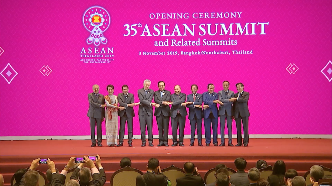 Opening Ceremony Of The 35th ASEAN Summit - The Shot