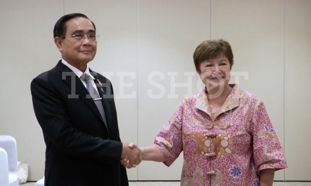 Thai Pm Holds Bilateral Talks With Managing Director Of Imf - The Shot